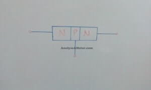 NPN transistor block diagram