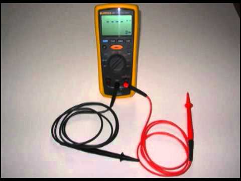 Fluke 1507 Insulation Resistance Tester: Measurements