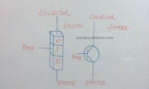 symbol for NPN transistor