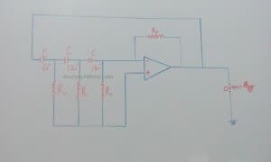 Phase shift oscillator circuit using opamp image