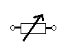 variable resistor symbol IEC