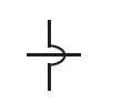 wires not connected symbol