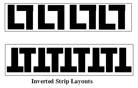 inverted strip layout